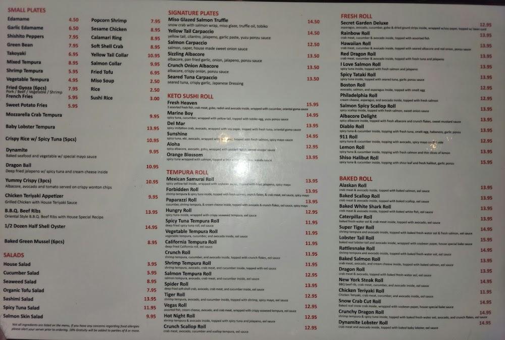 Fuji Ya Menu image 3